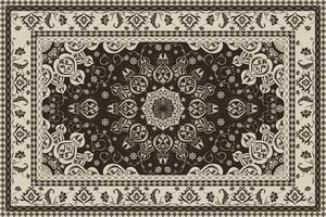 Enhance your designs with this stunning damask pattern, ideal for textiles and wallpaper. vector