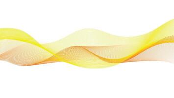 Flowing Wave Pattern with Warm Tones on White Background vector