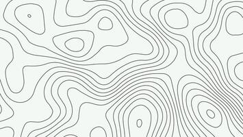 Minimalist Topographic Line Pattern on Light Background vector