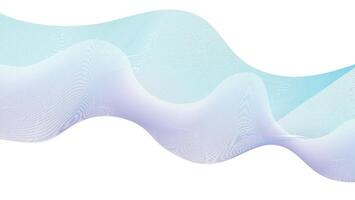 Fluid Gradient Waves in Blue and Purple on White Background vector