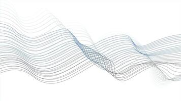 Light Wave Line Background. Abstract Flowing Lines on White vector