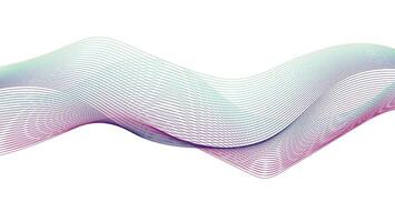 Futuristic Flowing Wave Design in Soft Pastel Tones vector