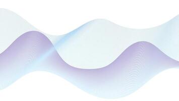 Smooth Abstract Wavy Pattern in Light Purple and Blue vector