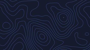 Modern Geometric Contour Lines for Mapping and Design vector
