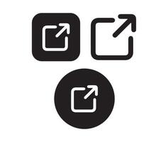 Share arrow symbol collection vector