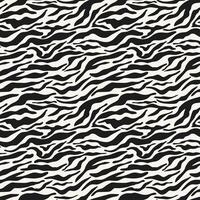 Modern zebra Print Seamless Pattern Design for Textile, Fabrics, Wrapping Paper. Monochrome zebra skin stripes pattern. Black and white vector