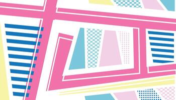 bright colorful abstract geometric background vector