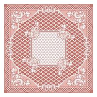 abstract vintage ornament scarf design vector
