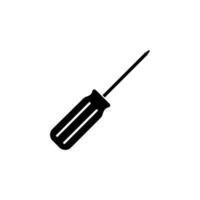 Screwdriver icon isolated on white background. vector
