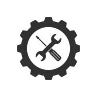 Service tools icon isolate on white background vector