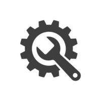 Service tools icon on white background. vector