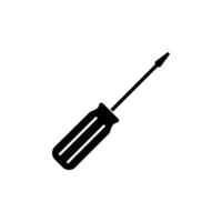 Screwdriver icon isolated on white background vector