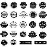 Vintage Badge and Label Collection for Branding and Marketing vector