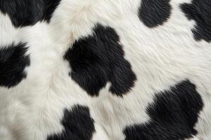 High-Resolution Close-Up of Cow Fur Texture Ideal for Animal Print Designs and Textures photo