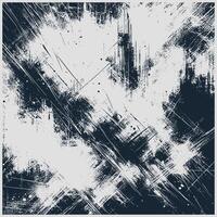 Grunge texture surface with cracked grungy grain background and wallpaper texture elements vector