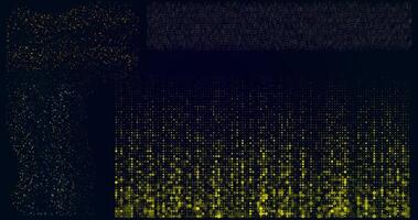 Golden light particles. Abstract halftone pattern confetti effect background. Festival background sparkle glittering elements. Celebrating elements. Glitter texture overly for your design vector