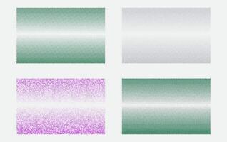 Realistic multicolour halftones set on geometric background with dotted patterns, dotted textures, and circular dotted effects. Trendy abstract graphic halftone art and creative designs. vector