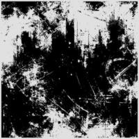 Scratched grungy texture background with rough cracked grunge texture design and distressed look vector