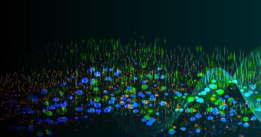 Realistic geometric digital technology wallpaper banner art in corporate pattern. Abstract background design. vector