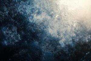 Black Grunge Abstract Background with Dust for Creative and Artistic Projects photo