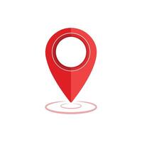 Location pin icon. Map pin place marker. Location icon. vector
