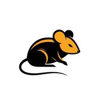 Mouse logo design vector