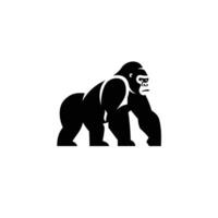 Gorilla logo design vector
