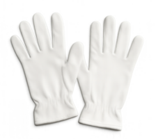 Elegant White Gloves on Transparent Background png