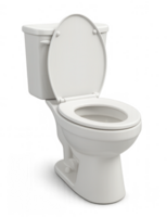 blanc ouvert toilette sur transparent Contexte png