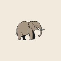 Elephant logo design vector