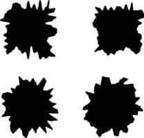 unique design set for print projects social posts and branding vector