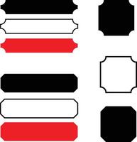 Elegant graphics design elements set for branding and advertisements vector