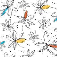 Hello summer color splash floral background. vector