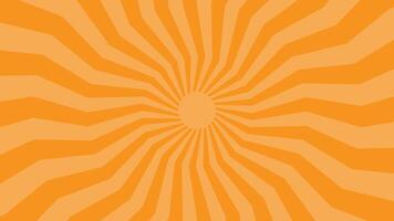 abstract sunburst with golden rays vector