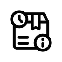 delay line icon. Clean and minimalist icon for websites and mobile apps. vector