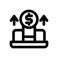 competitive line icon. Clean and minimalist icon for websites and mobile apps. vector