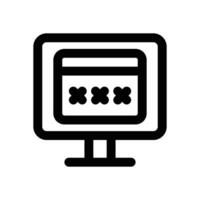promo code line icon. Clean and minimalist icon for websites, mobile apps, presentations, and logos. Fully scalable and customizable for any project. vector