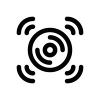 music line icon. Clean and minimalist icon for websites and mobile apps. vector