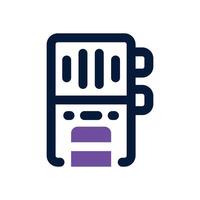 sound recording dual tone icon. Sleek and modern icon for websites and mobile apps. vector