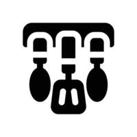 kitchen tool glyph icon. Strong and solid icon for websites and mobile apps. vector