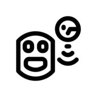 smart plug line icon. Clean and minimalist icon for websites and mobile apps. vector