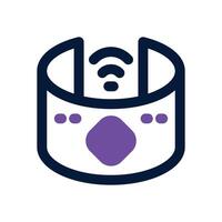virtual reality dual tone icon. Sleek and modern icon for websites and mobile apps. vector