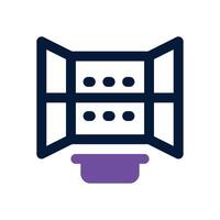 display duotone icon. Sleek and modern icon for websites and mobile apps. vector