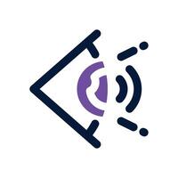 vision duotone icon. Sleek and modern icon for websites, mobile apps, marketing materials, and corporate design. Fully scalable and ready to use. vector