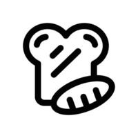 bread line icon. Clean and minimalist icon for websites and mobile apps. vector
