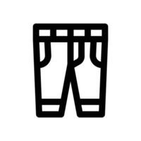 trouser line icon. Clean and minimalist icon for websites and mobile apps. vector