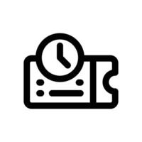 timer line icon. Clean and minimalist icon for websites, mobile apps, presentations, and logos. Fully scalable and customizable for any project. vector