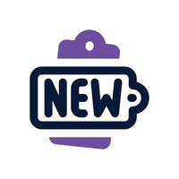 new dual tone icon. Sleek and modern icon for websites and mobile apps. vector