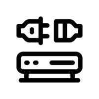 server disconnect line icon. Clean and minimalist icon for websites and mobile apps. vector