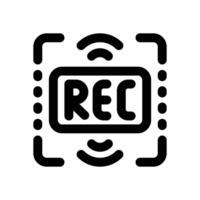 record line icon. Clean and minimalist icon for websites and mobile apps. vector